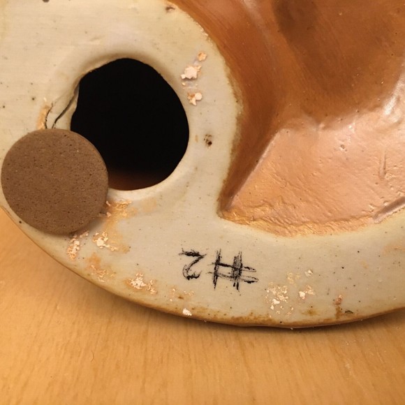 Terry's Village Garden Bunny #2 Stoneware Metal Basket  10" Easter Spring - Picture 8 of 11